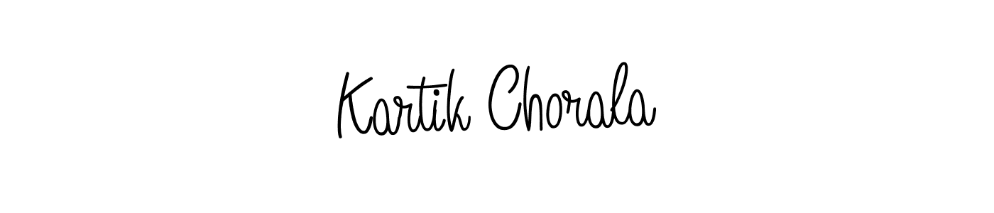 Kartik Chorala stylish signature style. Best Handwritten Sign (Angelique-Rose-font-FFP) for my name. Handwritten Signature Collection Ideas for my name Kartik Chorala. Kartik Chorala signature style 5 images and pictures png