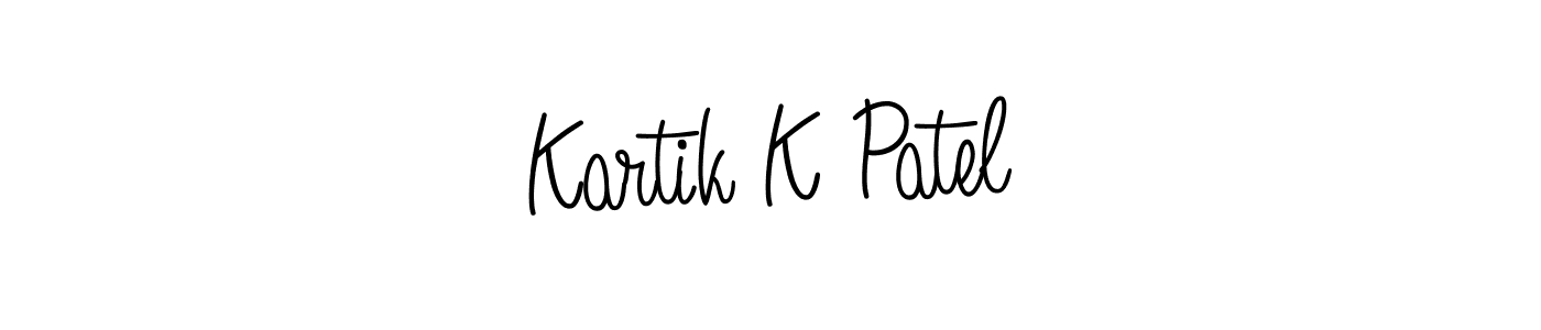 This is the best signature style for the Kartik K Patel name. Also you like these signature font (Angelique-Rose-font-FFP). Mix name signature. Kartik K Patel signature style 5 images and pictures png