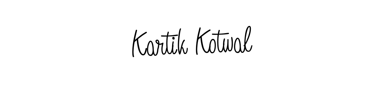 How to make Kartik Kotwal name signature. Use Angelique-Rose-font-FFP style for creating short signs online. This is the latest handwritten sign. Kartik Kotwal signature style 5 images and pictures png