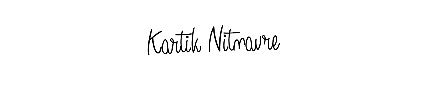 Create a beautiful signature design for name Kartik Nitnavre. With this signature (Angelique-Rose-font-FFP) fonts, you can make a handwritten signature for free. Kartik Nitnavre signature style 5 images and pictures png