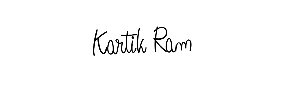 Design your own signature with our free online signature maker. With this signature software, you can create a handwritten (Angelique-Rose-font-FFP) signature for name Kartik Ram. Kartik Ram signature style 5 images and pictures png