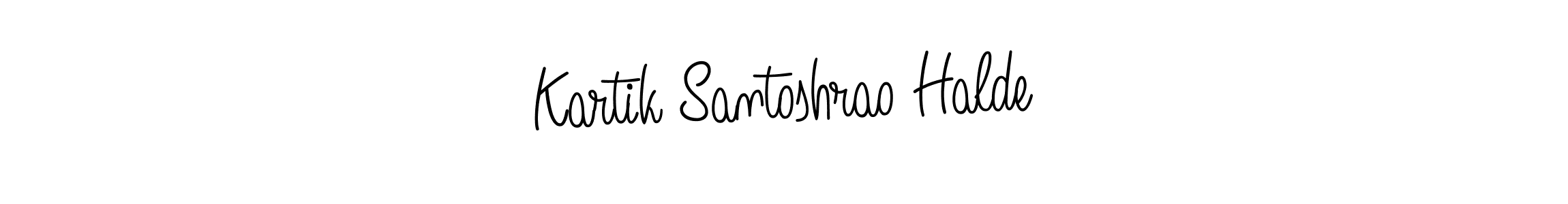 Make a beautiful signature design for name Kartik Santoshrao Halde. Use this online signature maker to create a handwritten signature for free. Kartik Santoshrao Halde signature style 5 images and pictures png