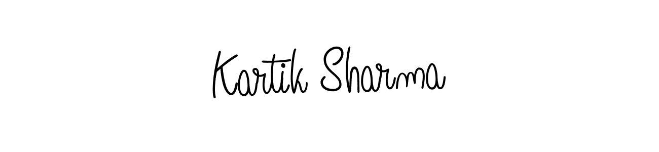 Create a beautiful signature design for name Kartik Sharma. With this signature (Angelique-Rose-font-FFP) fonts, you can make a handwritten signature for free. Kartik Sharma signature style 5 images and pictures png