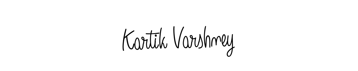 Make a beautiful signature design for name Kartik Varshney. Use this online signature maker to create a handwritten signature for free. Kartik Varshney signature style 5 images and pictures png