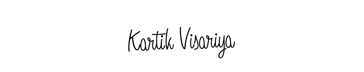 Similarly Angelique-Rose-font-FFP is the best handwritten signature design. Signature creator online .You can use it as an online autograph creator for name Kartik Visariya. Kartik Visariya signature style 5 images and pictures png