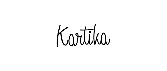 Make a beautiful signature design for name Kartika. Use this online signature maker to create a handwritten signature for free. Kartika signature style 5 images and pictures png