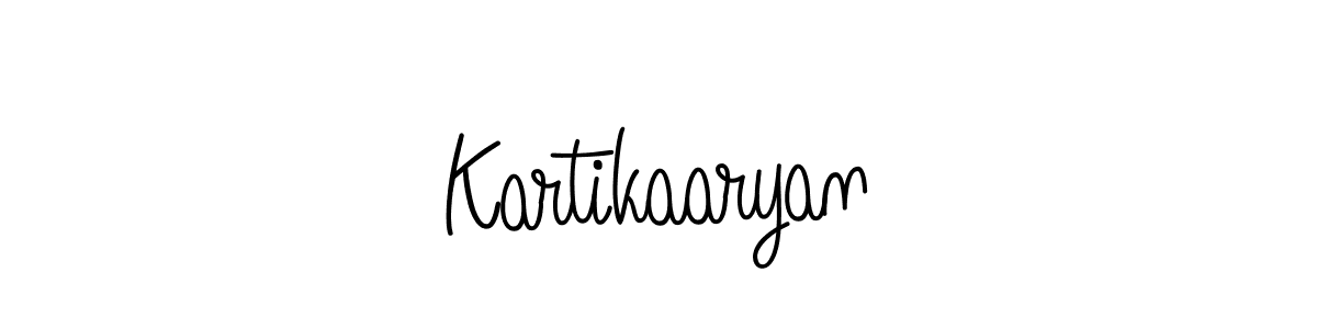 Also we have Kartikaaryan name is the best signature style. Create professional handwritten signature collection using Angelique-Rose-font-FFP autograph style. Kartikaaryan signature style 5 images and pictures png