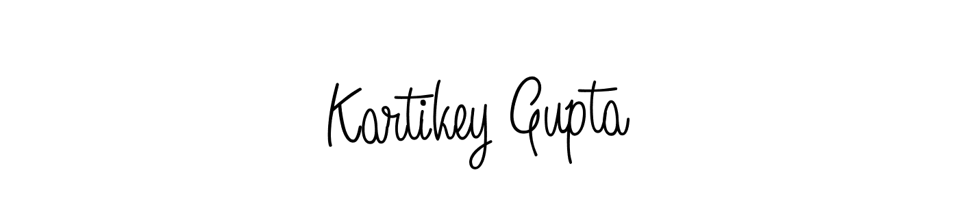 Create a beautiful signature design for name Kartikey Gupta. With this signature (Angelique-Rose-font-FFP) fonts, you can make a handwritten signature for free. Kartikey Gupta signature style 5 images and pictures png