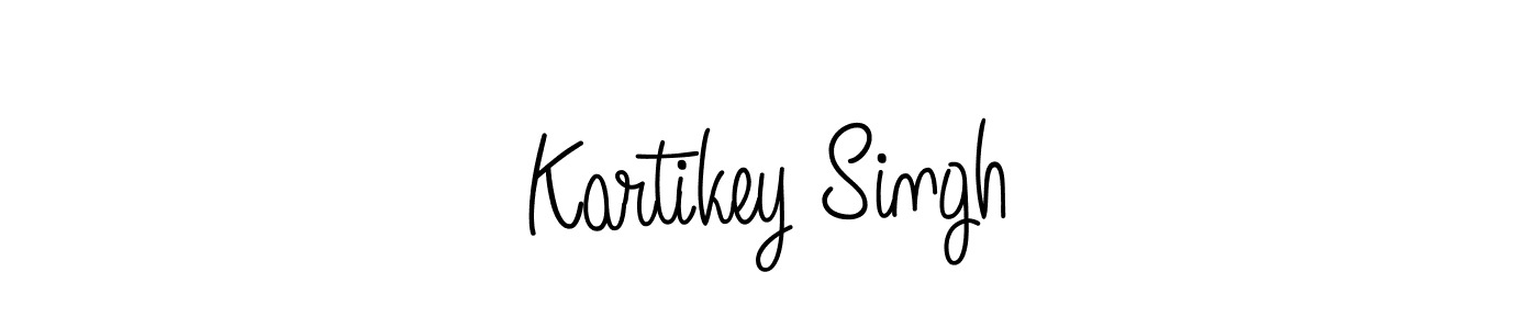 Make a beautiful signature design for name Kartikey Singh. With this signature (Angelique-Rose-font-FFP) style, you can create a handwritten signature for free. Kartikey Singh signature style 5 images and pictures png