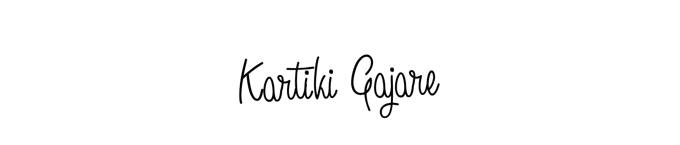 How to make Kartiki Gajare name signature. Use Angelique-Rose-font-FFP style for creating short signs online. This is the latest handwritten sign. Kartiki Gajare signature style 5 images and pictures png