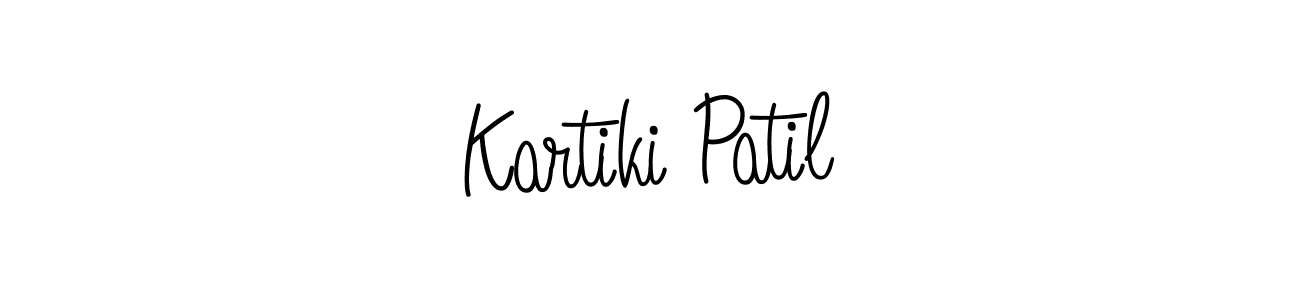 Make a short Kartiki Patil signature style. Manage your documents anywhere anytime using Angelique-Rose-font-FFP. Create and add eSignatures, submit forms, share and send files easily. Kartiki Patil signature style 5 images and pictures png