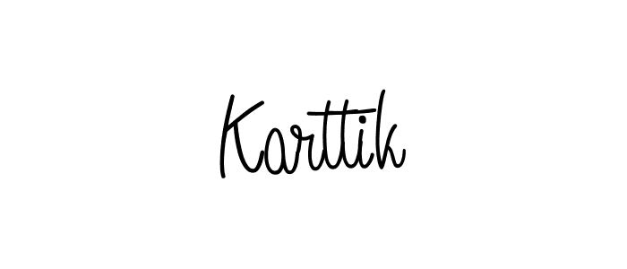 Create a beautiful signature design for name Karttik. With this signature (Angelique-Rose-font-FFP) fonts, you can make a handwritten signature for free. Karttik signature style 5 images and pictures png