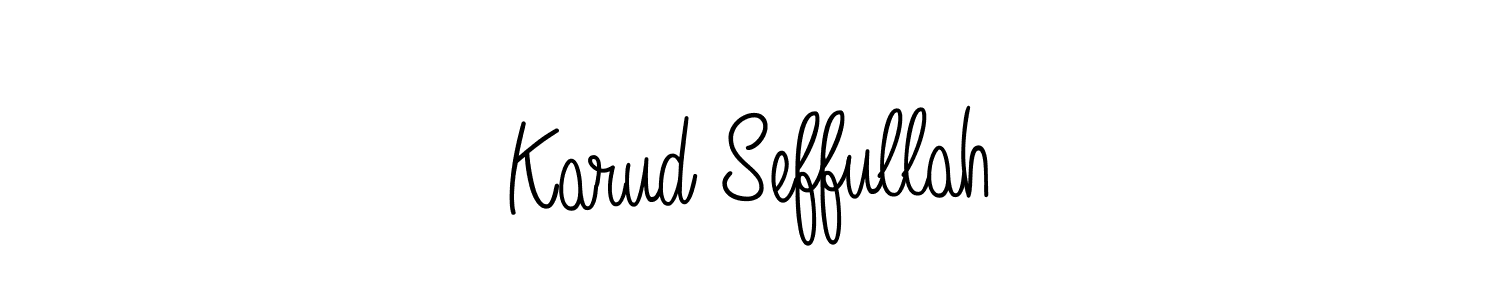 Angelique-Rose-font-FFP is a professional signature style that is perfect for those who want to add a touch of class to their signature. It is also a great choice for those who want to make their signature more unique. Get Karud Seffullah name to fancy signature for free. Karud Seffullah signature style 5 images and pictures png