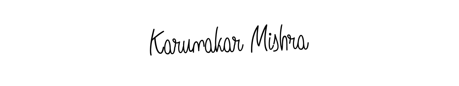 Make a beautiful signature design for name Karunakar Mishra. With this signature (Angelique-Rose-font-FFP) style, you can create a handwritten signature for free. Karunakar Mishra signature style 5 images and pictures png