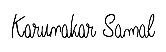 Make a beautiful signature design for name Karunakar Samal. Use this online signature maker to create a handwritten signature for free. Karunakar Samal signature style 5 images and pictures png