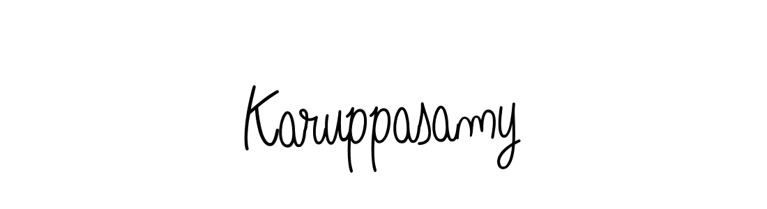 Once you've used our free online signature maker to create your best signature Angelique-Rose-font-FFP style, it's time to enjoy all of the benefits that Karuppasamy name signing documents. Karuppasamy signature style 5 images and pictures png
