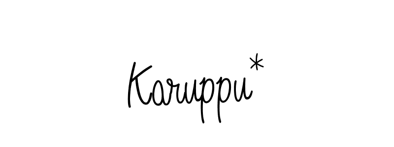 Also You can easily find your signature by using the search form. We will create Karuppu* name handwritten signature images for you free of cost using Angelique-Rose-font-FFP sign style. Karuppu* signature style 5 images and pictures png