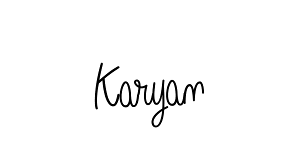 Angelique-Rose-font-FFP is a professional signature style that is perfect for those who want to add a touch of class to their signature. It is also a great choice for those who want to make their signature more unique. Get Karyan name to fancy signature for free. Karyan signature style 5 images and pictures png