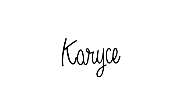 Make a beautiful signature design for name Karyce. Use this online signature maker to create a handwritten signature for free. Karyce signature style 5 images and pictures png