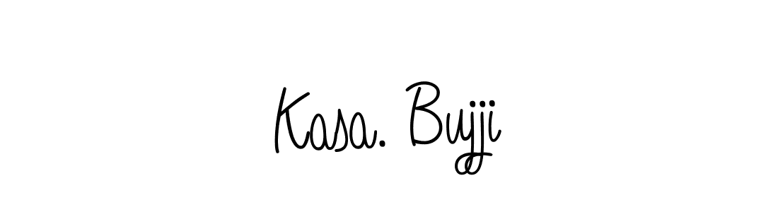 Create a beautiful signature design for name Kasa. Bujji. With this signature (Angelique-Rose-font-FFP) fonts, you can make a handwritten signature for free. Kasa. Bujji signature style 5 images and pictures png