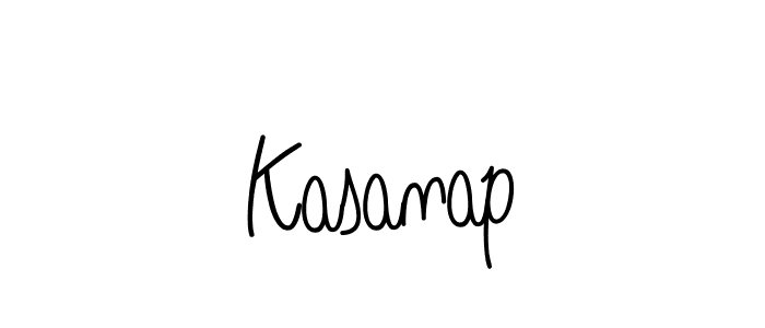 Kasanap stylish signature style. Best Handwritten Sign (Angelique-Rose-font-FFP) for my name. Handwritten Signature Collection Ideas for my name Kasanap. Kasanap signature style 5 images and pictures png