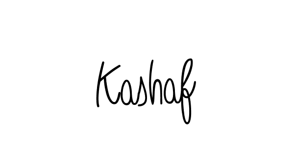 Design your own signature with our free online signature maker. With this signature software, you can create a handwritten (Angelique-Rose-font-FFP) signature for name Kashaf. Kashaf signature style 5 images and pictures png