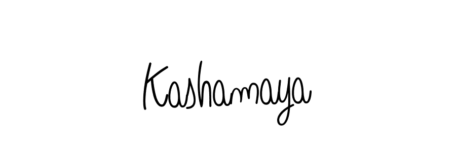 Create a beautiful signature design for name Kashamaya. With this signature (Angelique-Rose-font-FFP) fonts, you can make a handwritten signature for free. Kashamaya signature style 5 images and pictures png