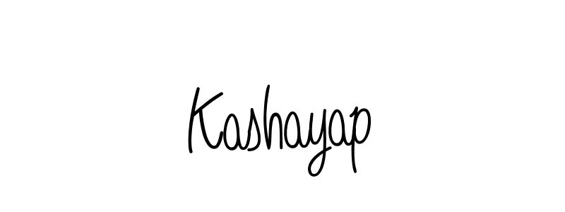Kashayap stylish signature style. Best Handwritten Sign (Angelique-Rose-font-FFP) for my name. Handwritten Signature Collection Ideas for my name Kashayap. Kashayap signature style 5 images and pictures png