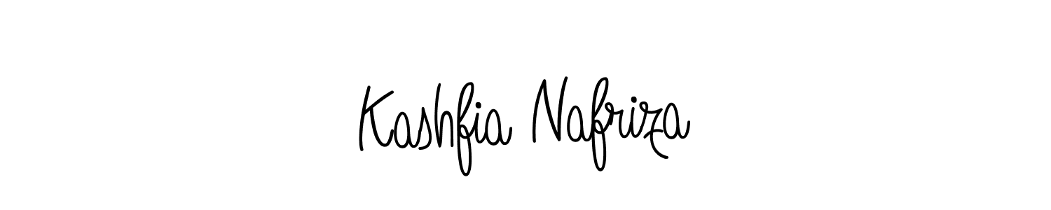 Once you've used our free online signature maker to create your best signature Angelique-Rose-font-FFP style, it's time to enjoy all of the benefits that Kashfia Nafriza name signing documents. Kashfia Nafriza signature style 5 images and pictures png