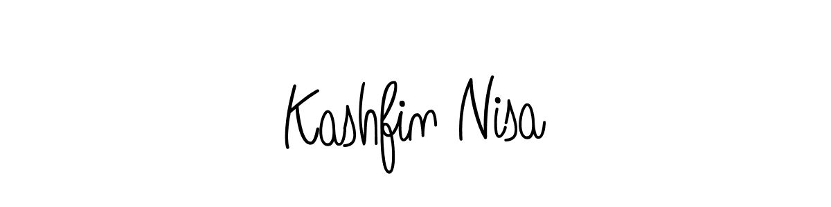 Also we have Kashfin Nisa name is the best signature style. Create professional handwritten signature collection using Angelique-Rose-font-FFP autograph style. Kashfin Nisa signature style 5 images and pictures png