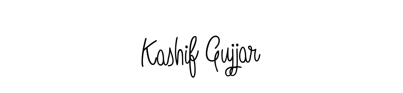 Kashif Gujjar stylish signature style. Best Handwritten Sign (Angelique-Rose-font-FFP) for my name. Handwritten Signature Collection Ideas for my name Kashif Gujjar. Kashif Gujjar signature style 5 images and pictures png