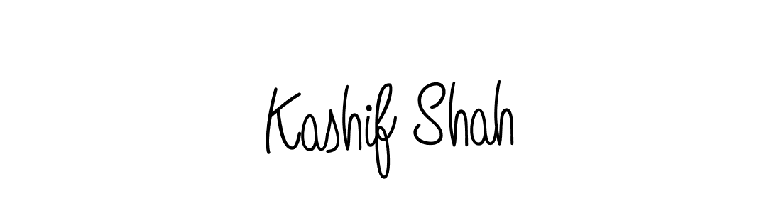 Design your own signature with our free online signature maker. With this signature software, you can create a handwritten (Angelique-Rose-font-FFP) signature for name Kashif Shah. Kashif Shah signature style 5 images and pictures png