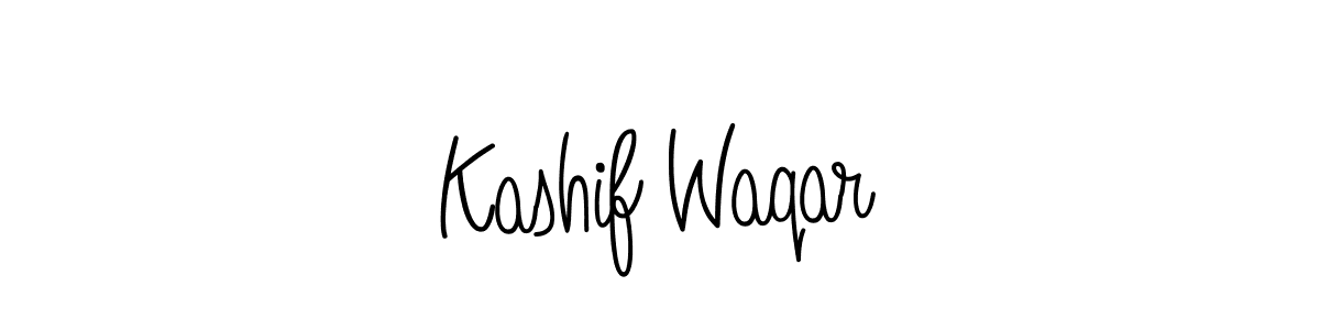 Also we have Kashif Waqar name is the best signature style. Create professional handwritten signature collection using Angelique-Rose-font-FFP autograph style. Kashif Waqar signature style 5 images and pictures png