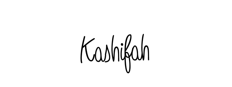 Design your own signature with our free online signature maker. With this signature software, you can create a handwritten (Angelique-Rose-font-FFP) signature for name Kashifah. Kashifah signature style 5 images and pictures png