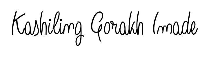 Make your name Kashiling Gorakh Imade memorable on every contract using Angelique-Rose-font-FFP autograph style. Instant transparent background export available. Kashiling Gorakh Imade signature style 5 images and pictures png