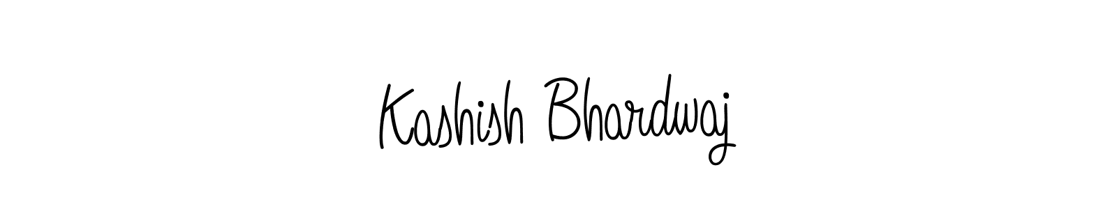 Make a beautiful signature design for name Kashish Bhardwaj. With this signature (Angelique-Rose-font-FFP) style, you can create a handwritten signature for free. Kashish Bhardwaj signature style 5 images and pictures png