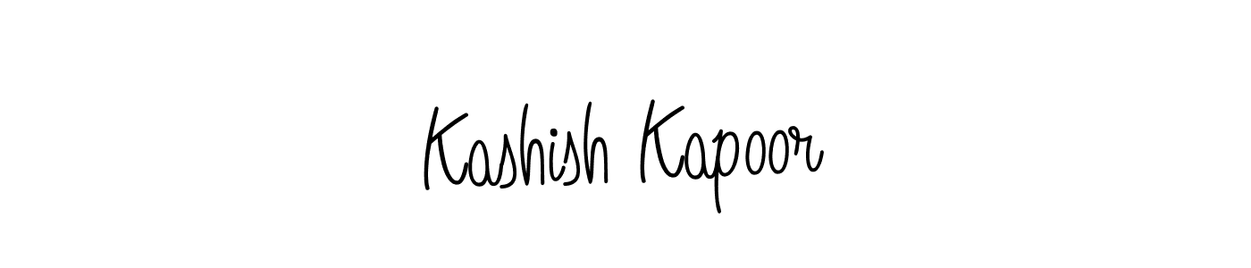 Make a beautiful signature design for name Kashish Kapoor. With this signature (Angelique-Rose-font-FFP) style, you can create a handwritten signature for free. Kashish Kapoor signature style 5 images and pictures png