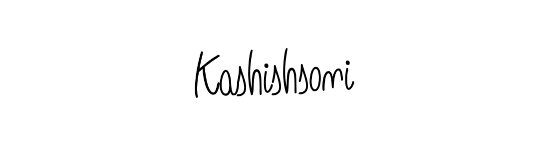 Create a beautiful signature design for name Kashishsoni. With this signature (Angelique-Rose-font-FFP) fonts, you can make a handwritten signature for free. Kashishsoni signature style 5 images and pictures png