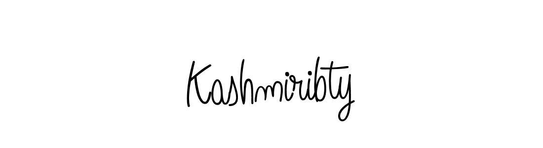 How to make Kashmiribty name signature. Use Angelique-Rose-font-FFP style for creating short signs online. This is the latest handwritten sign. Kashmiribty signature style 5 images and pictures png