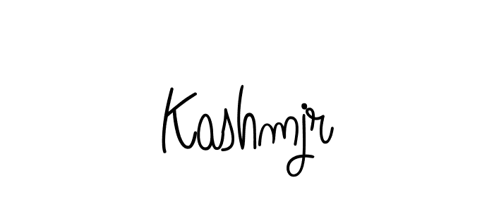 Make a beautiful signature design for name Kashmjr. With this signature (Angelique-Rose-font-FFP) style, you can create a handwritten signature for free. Kashmjr signature style 5 images and pictures png