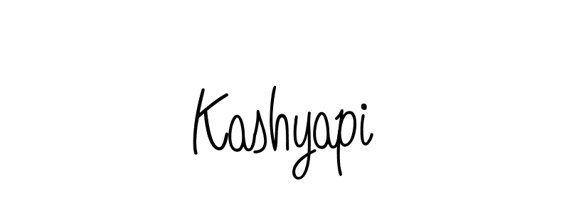 Kashyapi stylish signature style. Best Handwritten Sign (Angelique-Rose-font-FFP) for my name. Handwritten Signature Collection Ideas for my name Kashyapi. Kashyapi signature style 5 images and pictures png