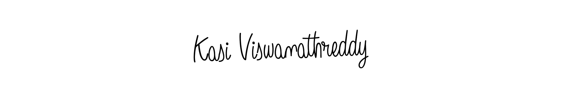 The best way (Angelique-Rose-font-FFP) to make a short signature is to pick only two or three words in your name. The name Kasi Viswanathreddy include a total of six letters. For converting this name. Kasi Viswanathreddy signature style 5 images and pictures png