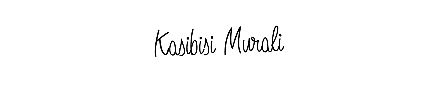 Make a beautiful signature design for name Kasibisi Murali. Use this online signature maker to create a handwritten signature for free. Kasibisi Murali signature style 5 images and pictures png