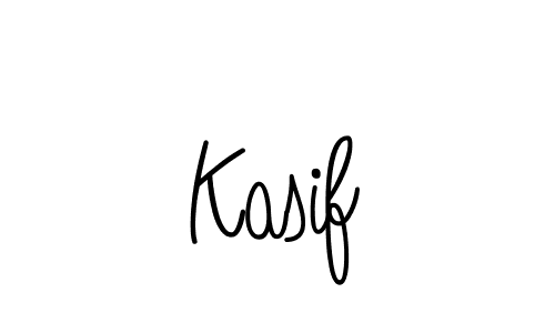 Design your own signature with our free online signature maker. With this signature software, you can create a handwritten (Angelique-Rose-font-FFP) signature for name Kasif. Kasif signature style 5 images and pictures png
