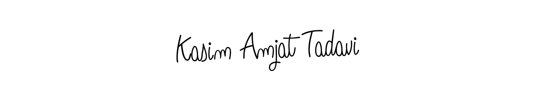 Create a beautiful signature design for name Kasim Amjat Tadavi. With this signature (Angelique-Rose-font-FFP) fonts, you can make a handwritten signature for free. Kasim Amjat Tadavi signature style 5 images and pictures png