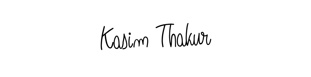 Kasim Thakur stylish signature style. Best Handwritten Sign (Angelique-Rose-font-FFP) for my name. Handwritten Signature Collection Ideas for my name Kasim Thakur. Kasim Thakur signature style 5 images and pictures png