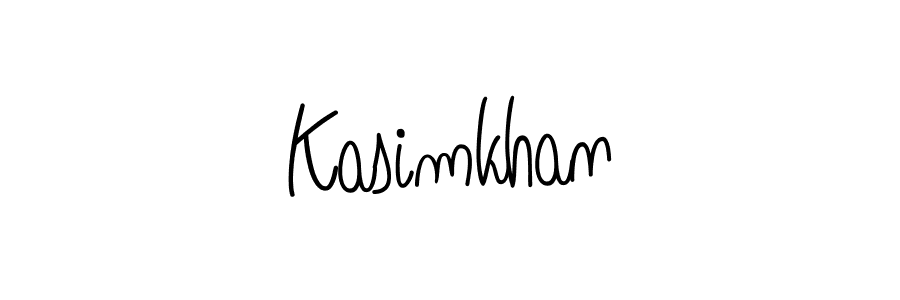 You should practise on your own different ways (Angelique-Rose-font-FFP) to write your name (Kasimkhan) in signature. don't let someone else do it for you. Kasimkhan signature style 5 images and pictures png