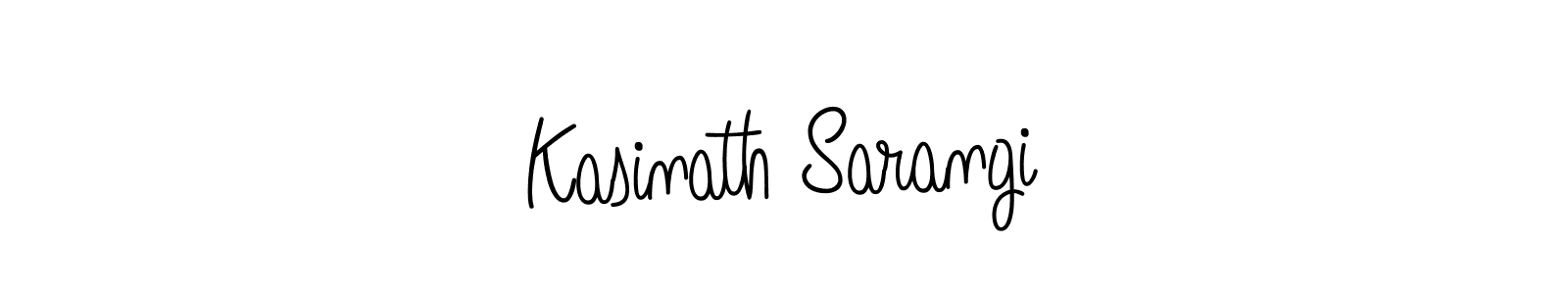 Make a beautiful signature design for name Kasinath Sarangi. With this signature (Angelique-Rose-font-FFP) style, you can create a handwritten signature for free. Kasinath Sarangi signature style 5 images and pictures png