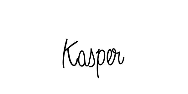 Make a beautiful signature design for name Kasper. With this signature (Angelique-Rose-font-FFP) style, you can create a handwritten signature for free. Kasper signature style 5 images and pictures png