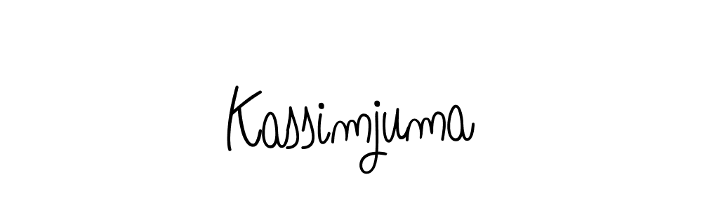 You should practise on your own different ways (Angelique-Rose-font-FFP) to write your name (Kassimjuma) in signature. don't let someone else do it for you. Kassimjuma signature style 5 images and pictures png